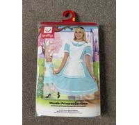 Smiffys Wonder Princess Costume Womens Small UK 8-10 Blue Fairytale Dress