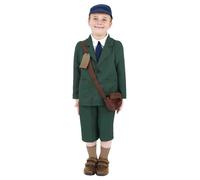 Smiffys World Wartime School Boy's Book Week Fancy Dress Costume
