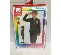 Smiffys WW2 Army Girl Costume, Khaki Green with Jacket, Skirt, Attached 7-9 year
