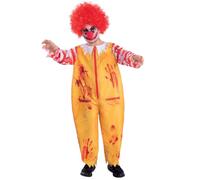 Smiffys Zombie Clown Child Costume, Halloween Kids Fancy Dress, Age 13-14