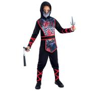 Smiffys Zombie Ninja Costume, Kid Fancy Dress