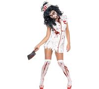 Halloween Zombie Fancy Dress Costume Ladies