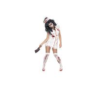 Halloween Ladies Zombie Nurse With Free Stockings Costume