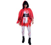 Smiffys Zombie Red Riding Hood Costume, Adult Fancy Dress