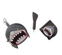 Smiggle Best Budz Mini Pen Pal Keyring/Bag Charm (Grey Shark)