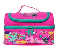Smiggle Lunchbox Double Deck ('Dash' Pink BFF)