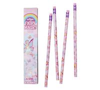 Smiggle Pencils x 4 Pack Scented Wooden With Eraser Top (Fairy Magic)