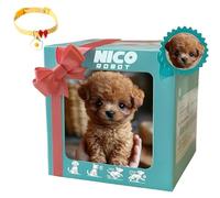 Smilamo 2026 New Ai Robot Dog, Nicco - My Realistic Robot Puppy, That Acts Like A Real Dogs, Interactive Plush Robots Dogs for Adults, Walking, Barking, Tail Wagging, for Pet Lovers