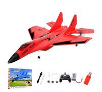 Smilamo ZY 530 Pro RC Plane,2025 New Zy-530 Rc Plane,Remote Control Gliders Airplane,2.4ghz Rc Remote Control Fighter Model Toy (Red)