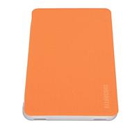 Smile 1 Tablet Case, Ultra Thin TPU PU Cover for Tab A9+ | Snug fit orange cover, shockproof back case, soft flexible shell, slim protective sleeve