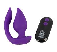 Smile - 2in1 Anal Vibrator and Clitoral Stimulator (Purple)