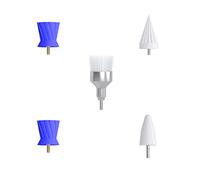 Smile-Aid Tooth Polisher Replacement Heads, 5 Original Heads, Compatible with Many Models, Offers Multiple Heads for Various Dental Care Tasks, 1 Count