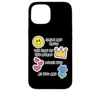 Smile And Know The King Loves You Jesus Is My King Christian Case for iPhone 15