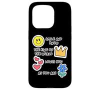 Smile And Know The King Loves You Jesus Is My King Christian Case for iPhone 15 Pro