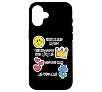 Smile And Know The King Loves You Jesus Is My King Christian Case for iPhone 16