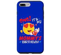 Smile Balloon Heart OMG It's My Mommy's Birthday Mother Mama Case for iPhone 7 Plus/8 Plus