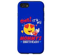 Smile Balloon Heart OMG It's My Mommy's Birthday Mother Mama Case for iPhone SE (2020) / 7/8