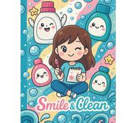 Smile & Clean: Planner colorato e allegro per rappresentanti di prodotti per la casa e l’igiene. Gestione ordini, clienti, prodotti e bilanci in un ... del lavoro. Stile kawaii, idea regalo.