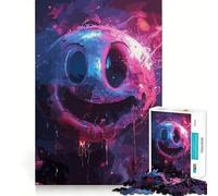 Smile Crazy Face Colorful 1000 Pieces Jigsaws Adults Puzzles Gifts Brain Workout Toy Relaxed Mind Art Assembly Memorable Gift 38x52cm