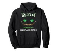 Smile du kannst sie nicht alle töten smiling cat Pullover Hoodie