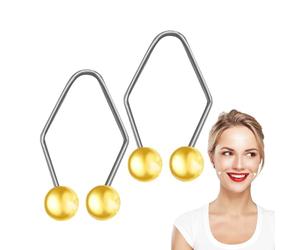 Smile Exerciser - Face Muscle Exerciser for Beautiful Smile Hollow - Cheek Lift Beauty Tool for Working, Sleeping, Reading, Typing, Studying