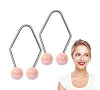 Smile Exerciser,Fashion Stainless Steel Cheek Muscle Trainer,Face Beauty Products for Smile for Studying,Working,Reading,Writing,Sleeping
