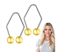 Smile Exerciser - Stainless Steel Anti-Rust Smile Exercises Easy to Clean,Face Beauty Workout Tool for Sleeping, Reading, Working, Writing, Stud