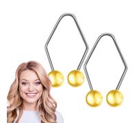 Smile Exerciser,Stainless Steel Anti-Rust Smile Exercises Easy to Clean - Facial Beauty Workout Tool for Sleeping, Reading, Working, Writing, Stud