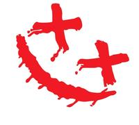 Smile Face Sticker for Car, Funny Car Sticker - Smiling Face Car Mode Decals, Adhesive Fridge Graphics, Decorative Bodies for Laptops