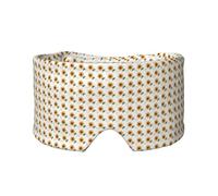 Smile Face Sunflower Print Eye and Ear Muffs Soft Blackout Blocking Sleeping for Adults Kids Travel Nap Aid