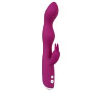 SMILE - Flexible G-Spot & Clitoral Vibrator with Dual Arms (Purple)