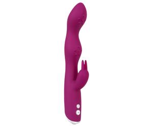 SMILE - Flexible G-Spot & Clitoral Vibrator with Dual Arms (Purple)