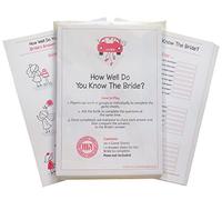 SMILE GIFTS UK How Well Do You Know The Bride? Quiz Game including 20 Game Cards (plus one for the Bride)- Hen Party Game, Who knows the bride best?