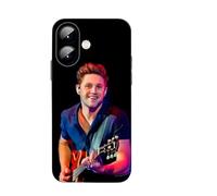 Smile Guitar Cute Photo Niall Styles Horan One 1D Direction Fan Custom Compatible With iPhone XR XS Max X 11 12 13 14 15 16 16E Pro Max Plus Mini Bumper Case Design Name Protective Cover Silicone