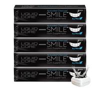 Smile Gum - Activated Charcoal & Hydroxyapatite for Whitening - Sugar Free Chewing Gum - Maintain Oral Health & Hygiene - Remove Unwanted Yellow Stains - Natural MCT Oil for Teeth Pulling (5)