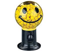Smile Gumball Machine for Kids - 8 3/4'' Candy Dispenser - Bubble Gum Machine - Candy Machine - Coin Bank - Gumball Bank for Good Behavior Classroom Reward, Birthday Gift Holiday Gift, Candy Buffet