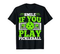 Smile If You Play Pickleball - Paddleball Pickleball Lover T-Shirt