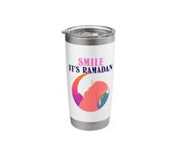 Smile it is Ramadan | Eid Mubarak Stainless Steel Insulated Tumbler