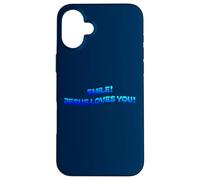 Smile Jesus Loves You I Love Jesus Christianity Case for iPhone 16 Plus