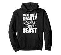 Smile Like A Beaty Skeet Shooting Clay Pigeon Pullover Hoodie