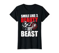 Smile Like A Beaty Skeet Shooting Clay Pigeon T-Shirt