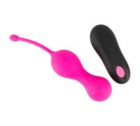 SMILE Love Balls - wearable, rechargeable, remote-controlled vibrating egg (pink)