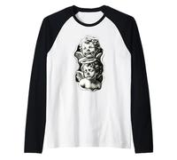 Smile Now Cry Later Baby Angel Cherubs Raglan Baseball Tee