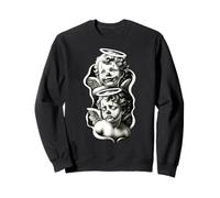 Smile Now Cry Later Baby Angel Cherubs Sweatshirt
