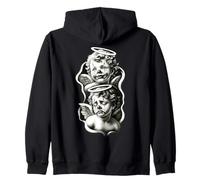 Smile Now Cry Later Baby Angel Cherubs Zip Hoodie
