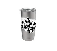 Smile Now Cry Later Blackwork Stainless Steel Insulated Tumbler