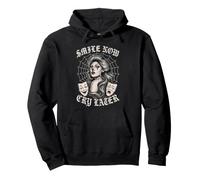 Smile Now Cry Later Chicana Payasa Chicano Chola Pullover Hoodie