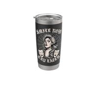 Smile Now Cry Later Chicana Payasa Chicano Chola Stainless Steel Insulated Tumbler