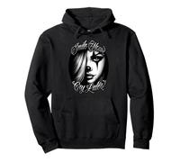 SMILE NOW CRY LATER Chicana Payasa Tattoo Cholo Clown Girl Pullover Hoodie