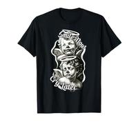Smile Now Cry Later Chicano Angel Baby Cherubs T-Shirt